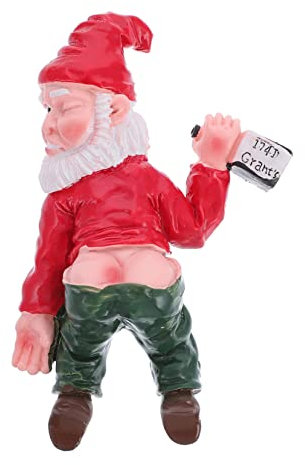 KONTONTY Lustige Betrunkene Dekoration Aus Resin Gartenstatue Miniatur Outdoor Für Haus Und Garten Witzige Gartenarbeit Statue