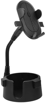 TOKIDNY Support Réglable Anti-déversement pour Tasse Et Téléphone Porte Gobelet Multifonctionnel pour Bureau Lit Et Maison