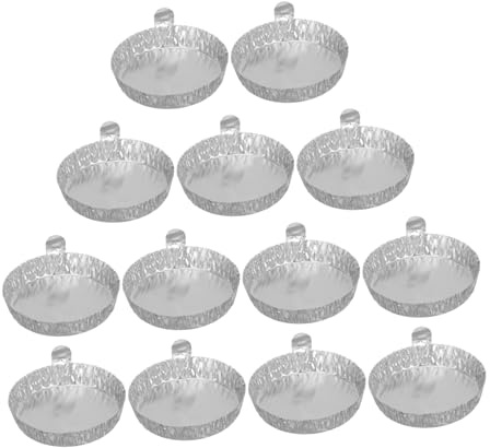 VALICLUD 50 Pièces Coupelles De Pesée En Aluminium Pour Échantillons De Laboratoire Capacité