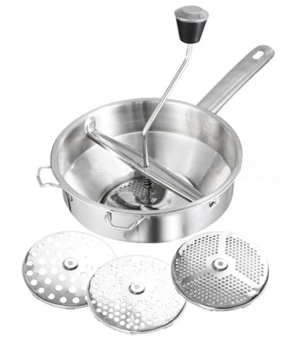 Healifty Mixeur De Légumes Manuel En Acier Inoxydable 20 Cm Agitateur Pour Purée De Pommes De Terre Ustensile Cuisine Pratique Pour Usage Quotidien