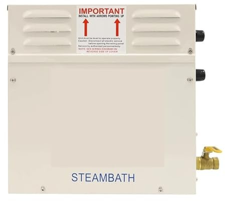 Generador De Vapor De 3KW Y 4,5 KW For Ducha, Máquina De Vapor For El Hogar, Sauna, Baño, SPA, Ducha De Vapor Con Controlador Digital Calefacción Eficiente(ST-45 4.5KW)