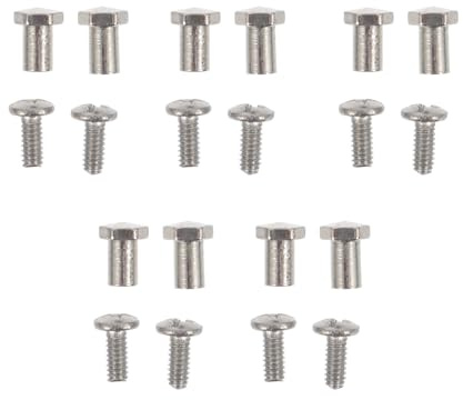 Cabilock Kit de Reparación de Gafas Tornillos Metálicos y Piezas para Lentes Incluye Herramientas para Mantenimiento de Gafas de Sol Uso en Hogar o Viajes