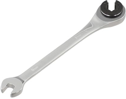 EaseSunny Set di chiavi a cricchetto con testa fissa, 8-19 mm, chiave metrica per tubi con estremità aperta, in acciaio al cromo vanadio per riparazione e manutenzione automobilistiche