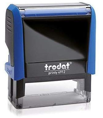 Tampon encrage automatique standard - Formule commerciale CERTIFIE CONFORME A L'ORIGINAL - Printy Trodat encré bleu