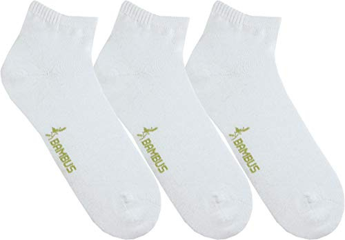 RS. Harmony | Kurzsocken | Bambus Super Weich Atmungsaktiv | 3 Paar | weiß | 35-38