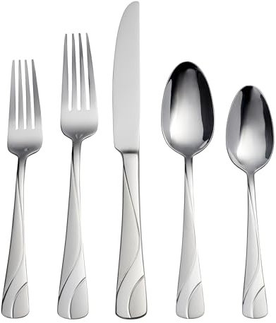 Oneida River 20PC (3) cubertería, Plata