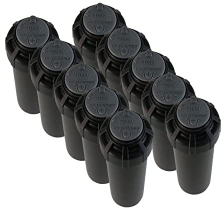 [10er-Pack] T5P RS (Rapid Set) Bewässerungssprenger mit Reichweite von 7,6 bis 15,2 m, Sprinkler mit Bogeneinstellung, ohne Werkzeug, Bewässerungsdiffusor, Rasensprenger