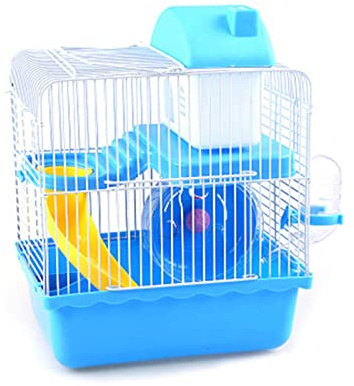 Hamsterkäfig, 2 Etagen, Einfach zu Installierender Hamsterlebensraum für Kleine Haustiere (#1)