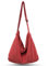 ONCCI Umhängetasche Damen Handtasche, Cord Taschen Groß Shopper Tote Bag Schultertasche Casual Crossbody Bag für Schule Uni Büro Arbeit Reisen Ausflug Einkauf (Rot)