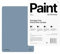 Hemway - Peel & Stick Sample for Our Premium Chalk Paint - Grey Blue | A5 Damage-Free, Accurate Colour Swatch | Easily Test Our Chalky Matt Shabby Chic Finishes for Interior Furniture & Walls
