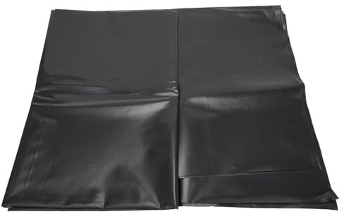 EKalgretrA Gartenteich Teichplane Fischteichfolie, Teichfolie, Schwarze, flexible Gartenfolie, Stoffmembran, Terrassenpools, Brunnen(3x3meters)