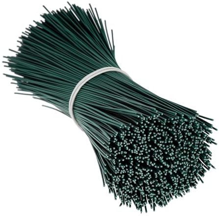 OFFSCH 1000piezas Ataduras Flexibles para Plantas con Alambre Galvanizado Resistente y Reutilizable Cable para Fijar Ramas y Arbustos Jardín Cinta De Sujeción y Moldeable para Entutorado