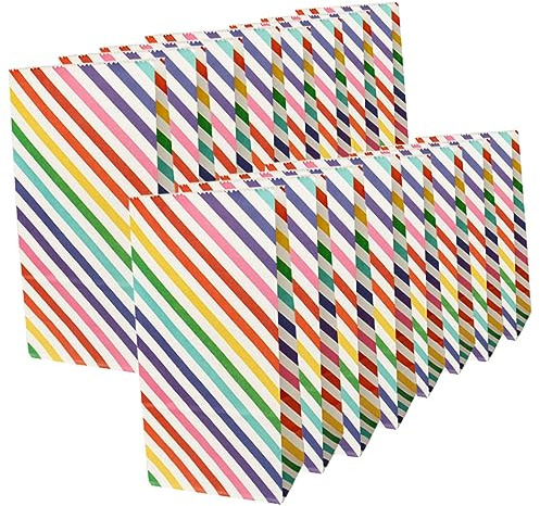 minkissy 30piezas Bolsas de Dulces de Colores para Fiestas para Dulces Aperitivos y Panadería para Regalos de Cumpleaños y Eventos