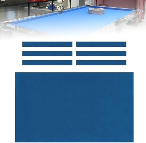 Poolbillard Tuch Billardtisch Bezug 7ft 8ft 9ft Strapazierfähiges Billardtuch Professionelles Billiards Cloth Snookertisch Tuch Wasserabweisendes Antistatisches Billard Filz Billard Zubehör(9FT)