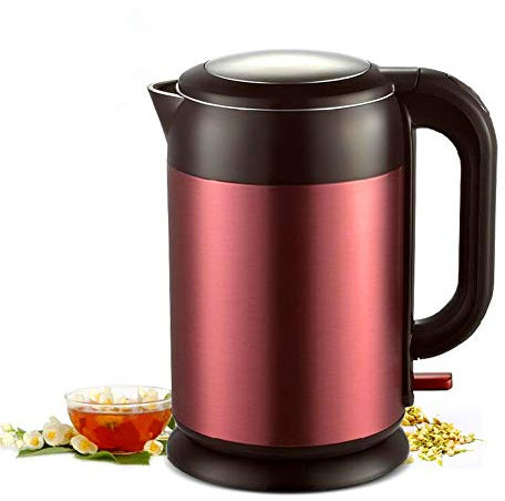 GSZCCZS Bollitore Elettrico, 1,5 L, Visione Rossa del Vino