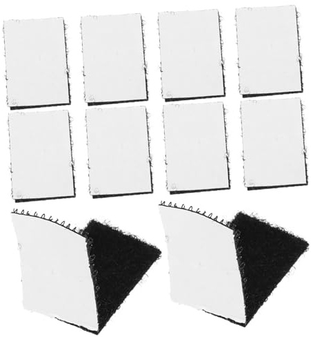 Zerodeko 100Pcs Self Adhesive Hook Loop Rug Tape Carpet Gripper for Bed Sheets Versatile Double Sided Adhesive for DIY Crafts Gardening Home Organization