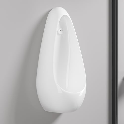 Orinatoio a parete Orinatoio in ceramica a parete con sensore di scarico intelligente - WC salvaspazio per uomo antiodore commerciale per uso domestico e alberghiero