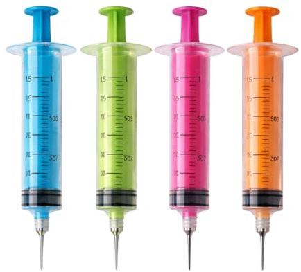 Seringue de Pâtisserie 50 mL avec Aiguille Inox – Précision Décoration Gâteaux, Usage Chaud & Froid, Couleur Aléatoire