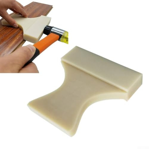 Blocco professionale in nylon per installazione di pavimenti in laminato, strumento a doppia scanalatura per lavori fai da te e progetti di miglioramento della casa
