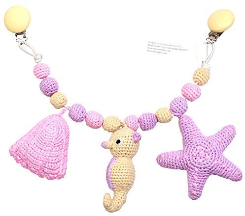 natureZOO Kinderwagenkette (Seestern, Seepferdchen und Muscheln)