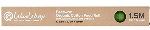 WaxWrap - Waxed Cotton Food Roll - Medium 1.5 M, 168g - Eco-Friendly& Reusable - Convenient for Custom Food Wrapping - Ideal for Sustainable Food Storage