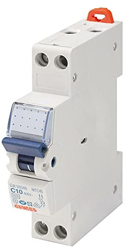 INTERRUTTORE MAGNETOTERMICO COMPATTO 'GEWISS' 1P+N C.Nominale 6A