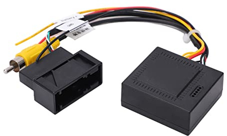 Aramox RGB zu AV Konverter 12V 5W, RGB Decoder Box für Rückfahrkamera, Video Konverter Adapter kompatibel mit RCD510 RNS510 RNS315, Plug & Play, Ersatz für Original Autokamera