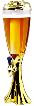 Dispensador de Torre de Cerveza Dispensador de bebidas con grifo, tubo de hielo y luces LED, Dispensador de cerveza 3L, luces brillantes Torre de cerveza for Bar Party Restaurant KTV Torre Cerveza/Dis