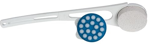 Hydas Fuß- und Hautpflege Set, mit Cremekopf und Bimsstein-Aufsatz - effektive Hornhautentfernung, nass und trocken anwendbar