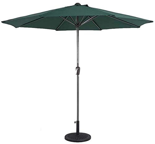 Sonnenschirm-Regenschirm, Grüner Angel-Terrassenschirm, Winddichter, Leichter Strandschirm Am Pool, Mit Tragetasche Und Neigbarer Aluminiumstange (Grün, 200 cm)