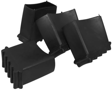 AUTSUPPL 8pcs Rubber Furniture Feet Cover Ladder Feet Protector Wear-Resisting Ladder Pads Rubber for Furniture Use Hardwood Floors Outdoor Steps Slip Prevention