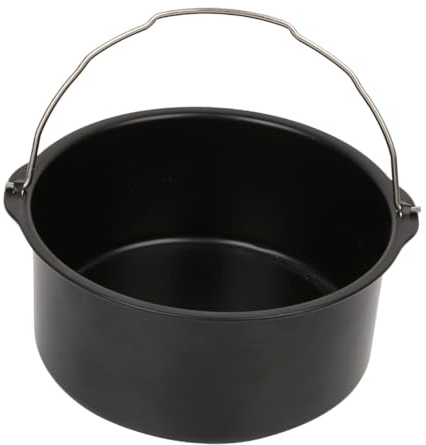 CIYODO Plateau à Gâteau Et Assiette à Pizza Pour Friteuse à Air Accessoires De Cuisine Ustensiles Pour Gâteaux Pizzas Et Desserts Noir