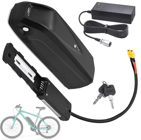 JHKJ Batterie pour vélo électrique 48 V 20 Ah 15 Ah 10 Ah Batterie Lithium 16 Ah Batteries Rechange 48 V Batteries vélo électrique avec connecteur 4 Broches,S039 3 48v20ah xt60