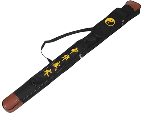 Gatuida Bolsa de Lona para Espadas de Artes Marciales - Estuche de Transporte para Espadas de Kung fu y taichí Chino con Correas Ajustables para Viajes al Aire Libre y Fitness