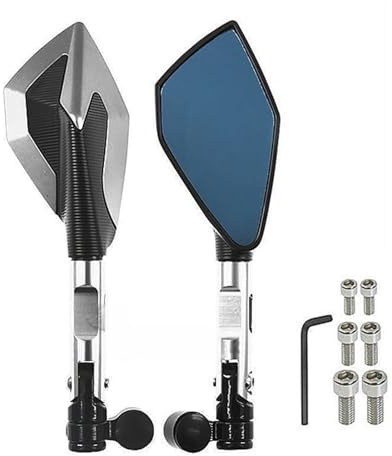 Motorrad Lenker Rückansicht Spiegel Anti-Glare Spiegel Für Benell& BN600 BN302 Stels600 BJ250 BJ 250 TNT125 135 TNT250 Lenkerendenspiegel