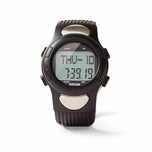 Medline Heart Rate Watch with Pulse Detection and Pedometer