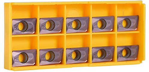 10Pz Parallelogramma Forma CNC con Inserto di Carburo Fresa Tornio Indicizzabili Inserti di Fresatura Strumenti di Tornitura con la Scatola APMT1604PDER-M2 VP15TF per l'Acciaio Regolare