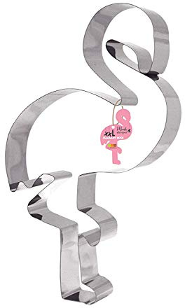 Scrapcooking 1988 XXL-Ausstechform Flamingo, Edelstahl, 34,5 x 19,5 x 5 cm