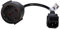 AKYGA AK-PC-10A - Cavo di alimentazione Schuko a 3 pin, IEC C14/EU CEE 7/4, 15 cm, colore: Nero