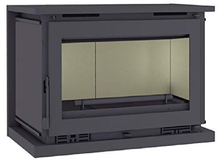 ESTUFA DE LEÑA PARA COLGAR FM MODELO M-170 (INTERIOR VERMICULITA, CRISTAL NORMAL)