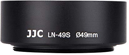 Pare-soleil en métal pour appareil photo Canon EF 50 mm 1:1.8 STM, Sony E 35 mm 1:1.8 OSS, Sony E 50 mm 1:1.8 OSS pour appareil photo reflex numérique Sony Alpha A6600 A6500 A6300 A6100 et autres