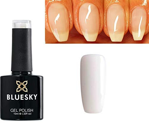 Bluesky Gel Polish Misty MILKY WHITE D 275 NAIL UV LED Soak Off 10ml