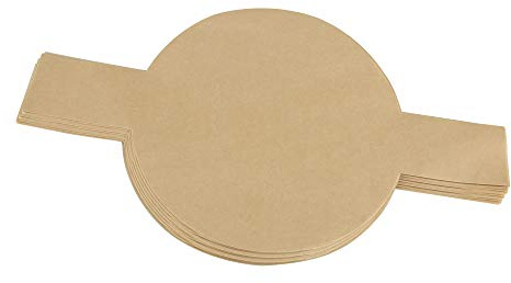 100 PCS Precut Circle Cake Pan Liners Rounds, 9 Inch Non Stick Parchment Paper Sheets for Baking Cakes,Dutch Oven, Air Fryer with Easy Lift Tabs (Brown)