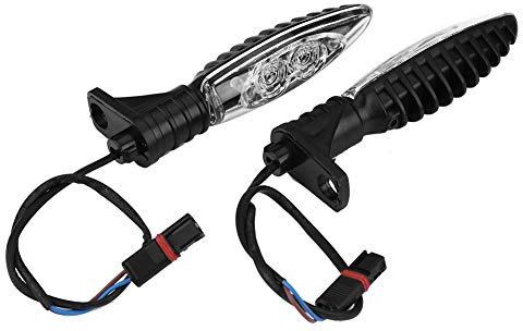 Terisass Lámpara intermitente de luz intermitente LED delantera para motocicleta para R1200GS ADV 2014-2017, luces indicadoras de scooter de motocicleta de 12 V (1 par, paquete de 2)