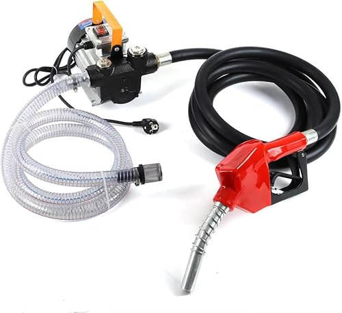 60L/min Selbstansaugend Dieselpumpe Heizölpumpe Self-priming Diesel Pump 230V Kompatibel mit Öl, Diesel, Bio-Diesel oder Kerosin