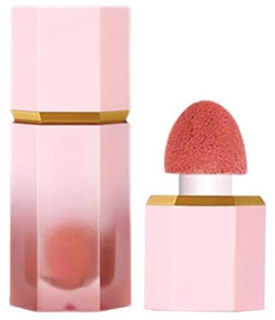 EOGRFW Liquid Blush for Cheeks, Matte Cream Blush Stick, Long-Wearing, Waterproof, Soft, Natural Finish, Pink