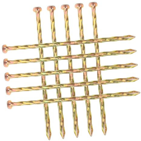 Hemobllo Piquets De Bordure Paysagère en Acier Au Carbone Spirale 15 Cm pour Gazon Synthétique Jardin 10 Pièces Fixation Solide pour Camping Et Ancrage Extérieur