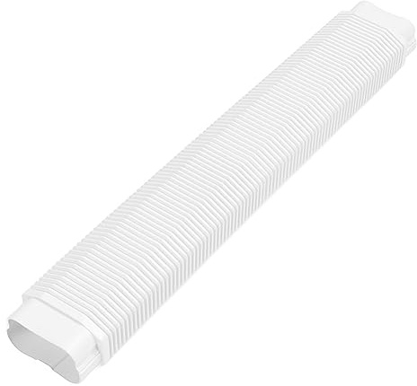 TOOLSGO Manguera Recta Flexible Universal de Aire Acondicionado Serie 130 de 850mm Cubierta Decorativa de Conducto de PVC para Sistemas de Aire Acondicionado Mini Split y Central