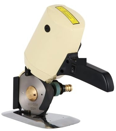 Rollschneider, Elektrischer Stoffschneider, 4-Zoll-Rotationsklin, Stoffschneidemaschine, 250 W, Schneiderschere for mehrschichtis Tuch, Leder, Wolle,Mehr Mobilität