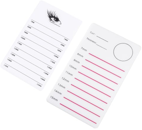 VALICLUD 2 pezzi Palette Extension Ciglia in Acrilico Supporto per Grafting Ciglia Portatile e Durevole Strumento per Artisti e Principianti Casa e Salone